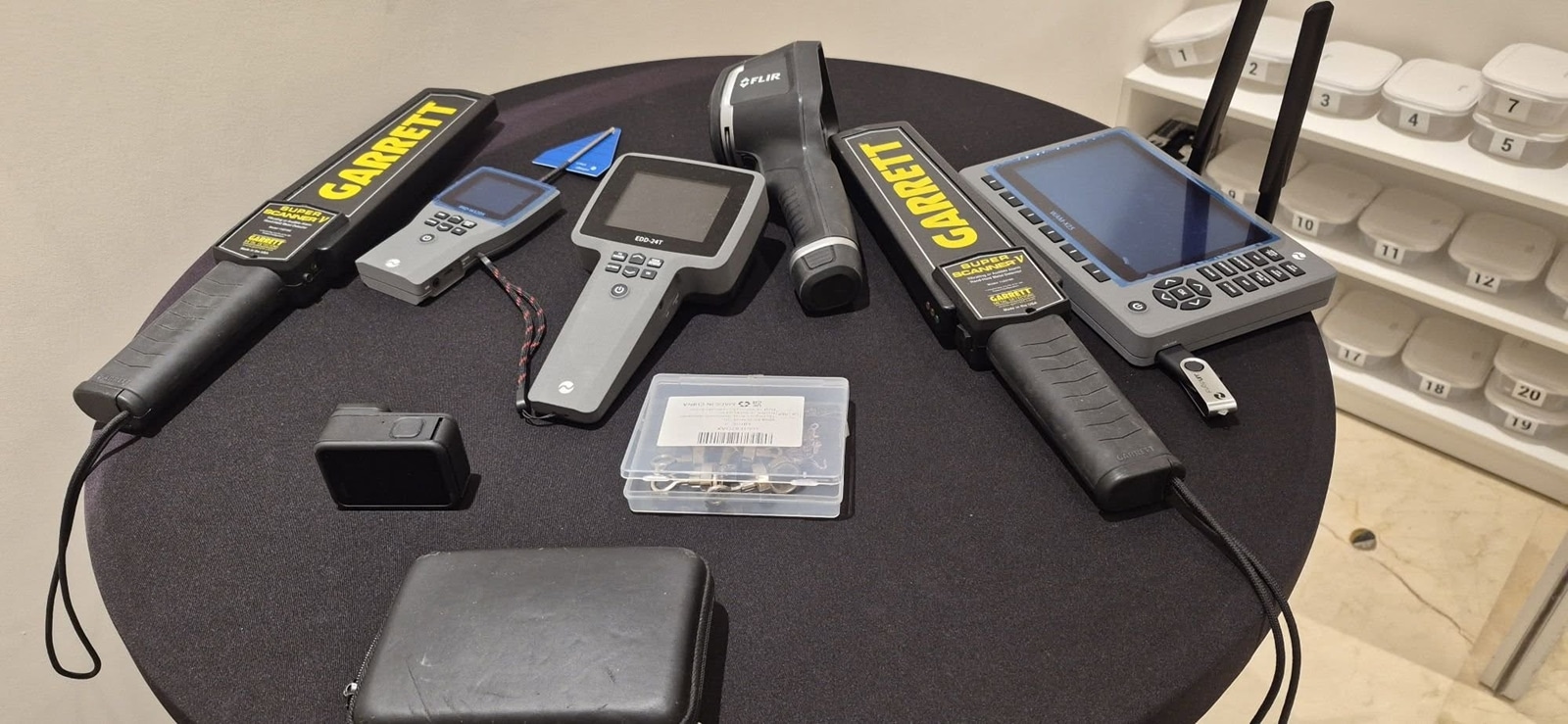 Fair play equipment at the 2026 Candidates (Pic Credit: FIDE Fair Play Commission)