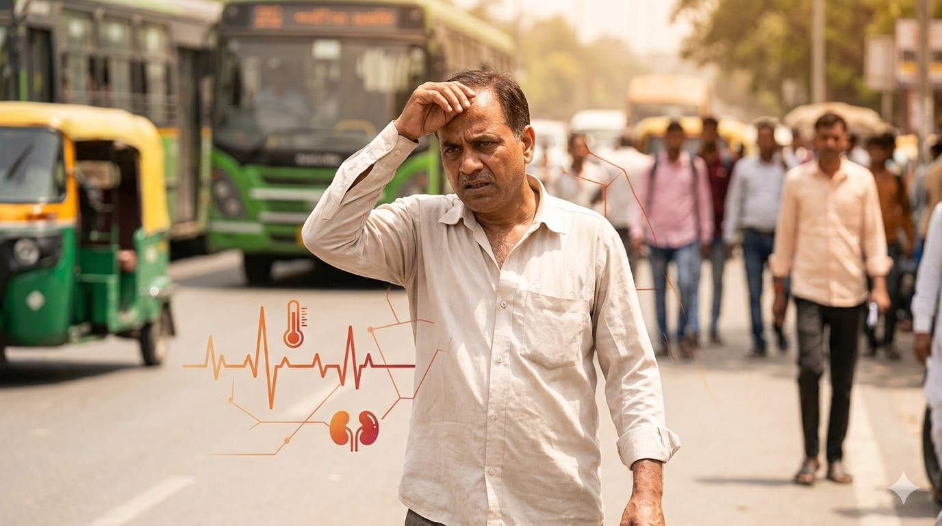 Heat wave stress is much more silent and severe: Why 62-year-old collapsed after morning walk