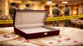 Gold theft at wedding hall