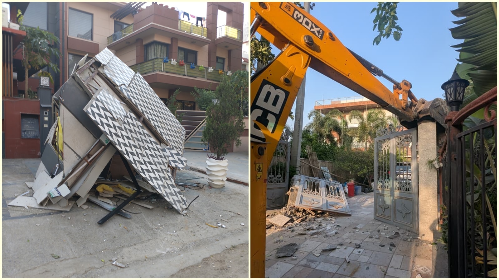 'No proper notice period’: Golf Course Road residents in Gurgaon decry anti-encroachment drive carried out over weekend