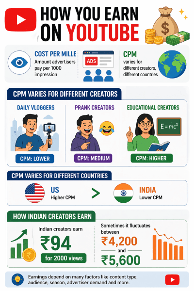 यूट्यूब अर्थशास्त्र