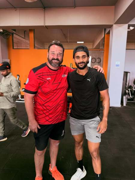 Nitish Reddy and Steffan Jones worked together for a week in Bengaluru ahead of the IPL 2026 season. (Instagram/Steffan Jones)
