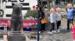 Hachiko Statue Tokyo viral video