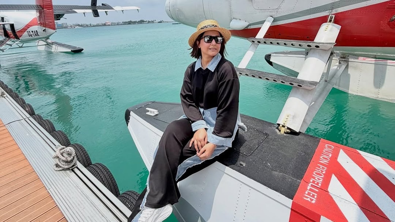 Swimming with sharks: Follow Hina Khan’s ‘magical’ diving adventure in Maldives