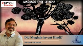 Hindi language, Indo-Aryan language, Mughals