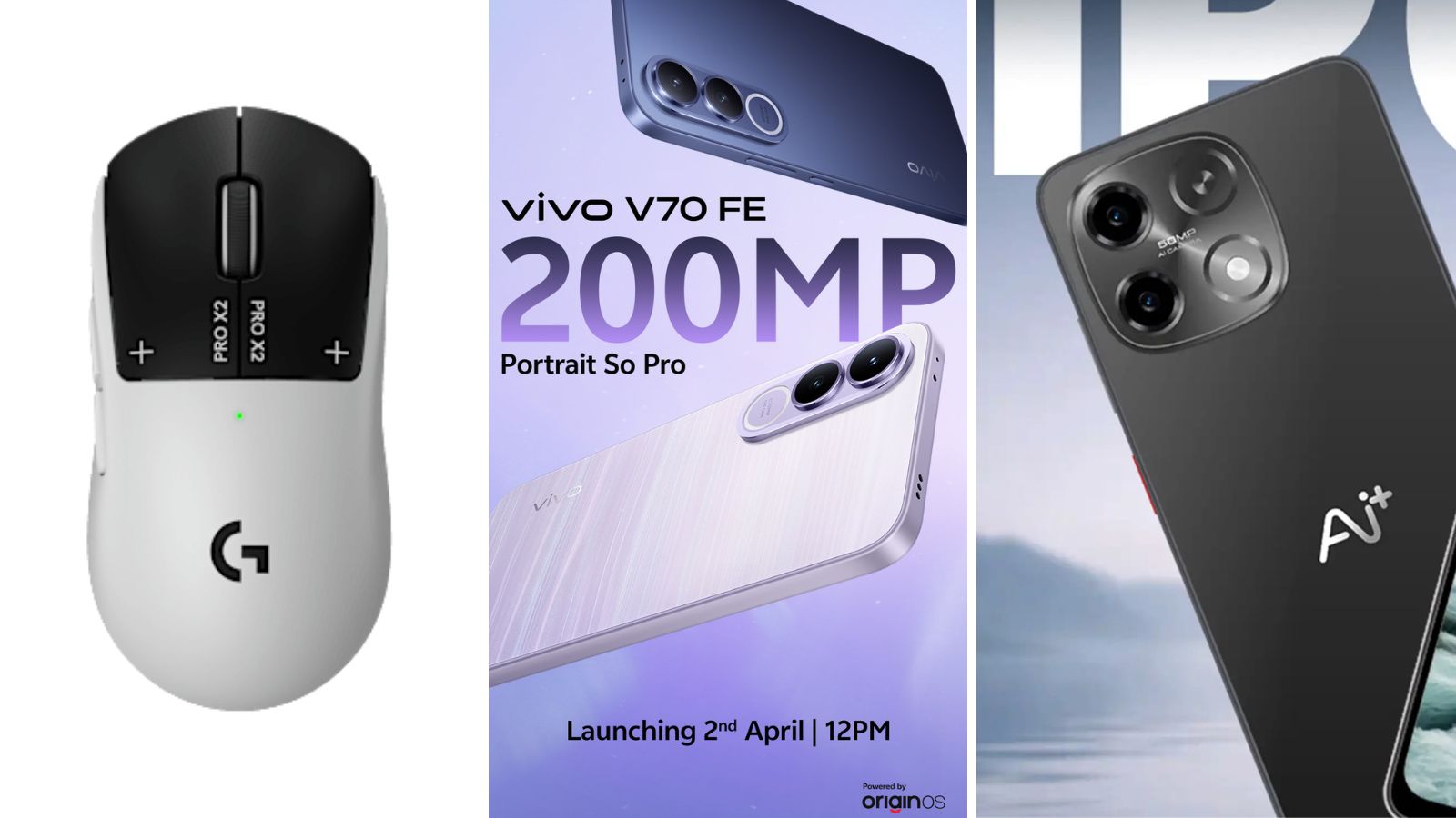 Tech and gadget launches today (April 09, 2026): Vivo V70 FE, Logitech PRO X2 SUPERSTRIKE, and more