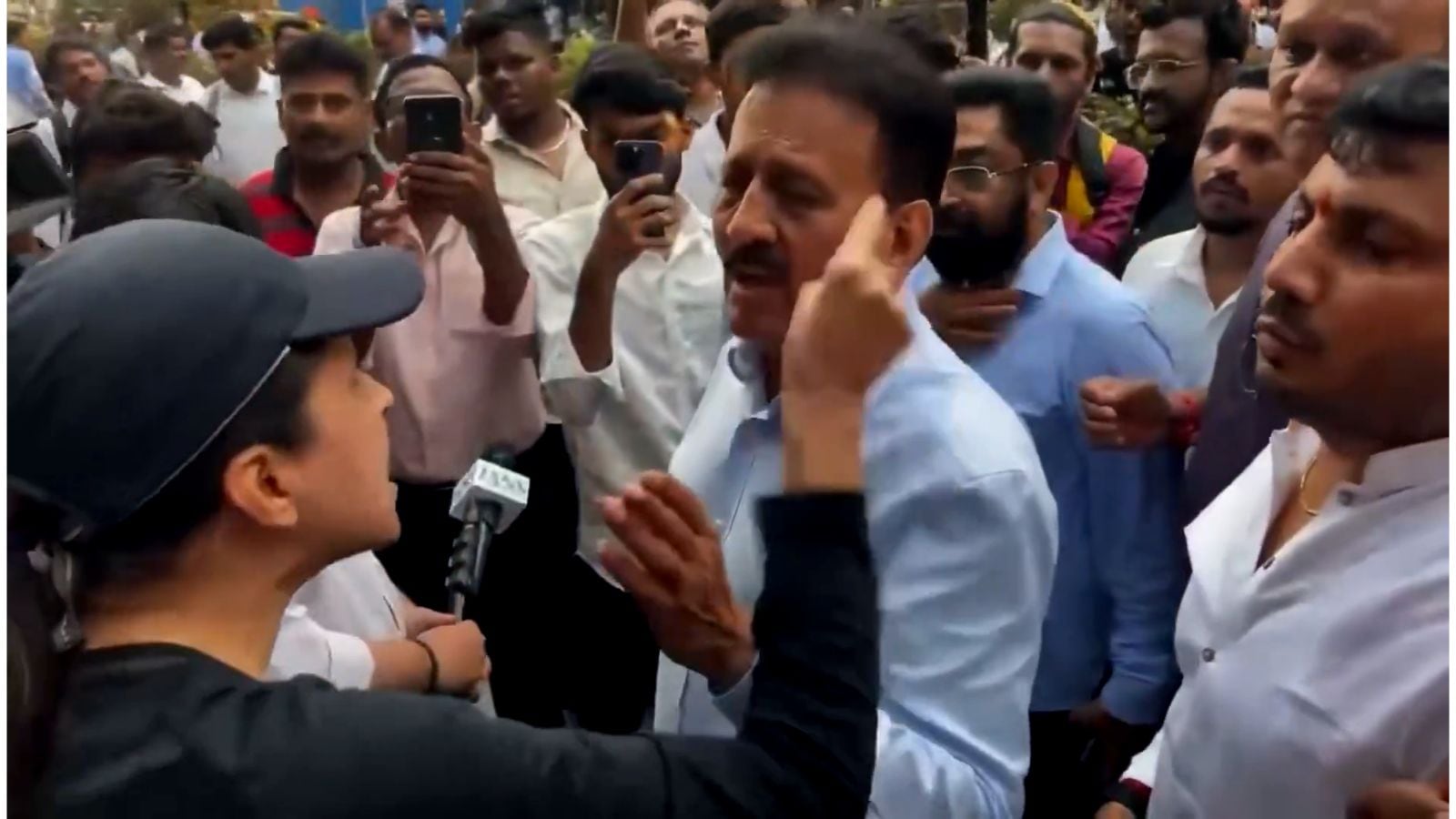 ‘I am personally sorry for inconvenience’: Mahajan after woman confronts him, saying ‘get out of here’