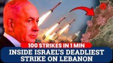 Israel Hammers Lebanon With ‘100 Strikes In 1 Min’; 182 Killed | Israel Lebanon War