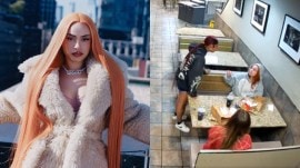 Ice Spice slapped by fan at McDonald's