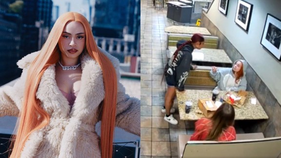 Ice Spice slapped by fan at McDonald's