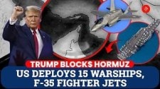 US Deploys 15 Warships—Iran Blockade Begins In Massive Naval Showdown | Iran War Latest News