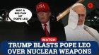 “Not a Fan”—Trump EXPLODES at Pope Leo Over Crime and Foreign Policy Views