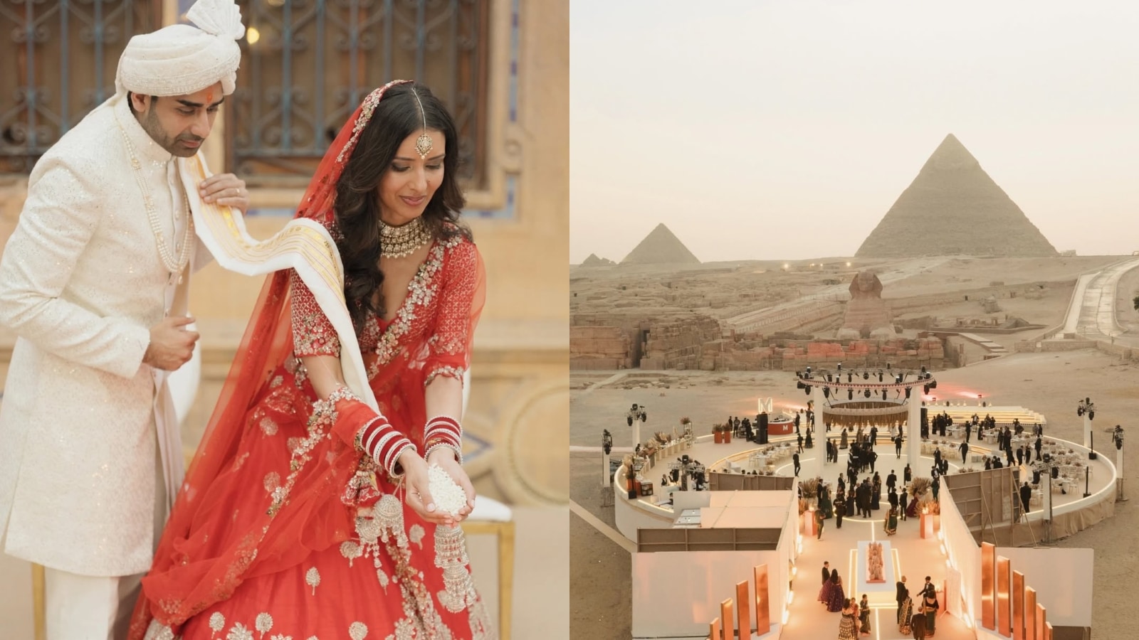 In a first, Indian couple get married at Pyramid of Giza