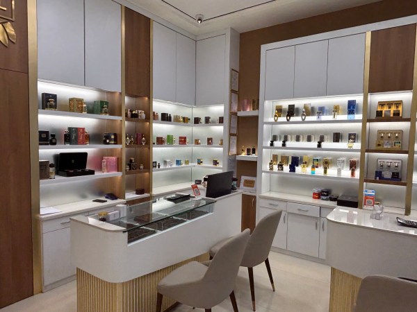 Inside Ajmal Perfumes' store