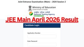 JEE Main April 2026 Result LIVE Updates