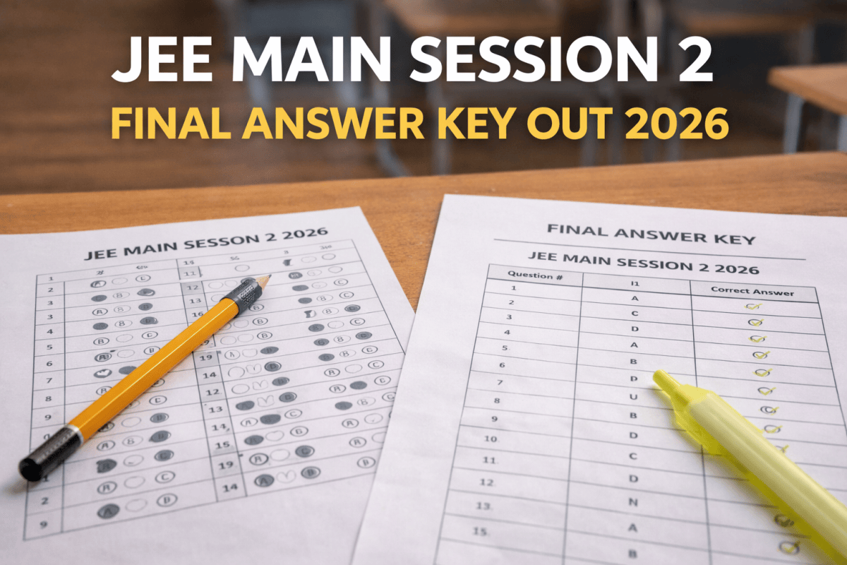 NTA JEE Mains Session II Final Answer Key 2026