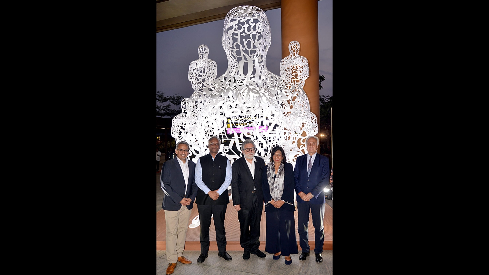 ‘Bengaluru’s Soul’: Spanish artist Jaume Plensa’s language-inspired sculpture unveiled at city airport