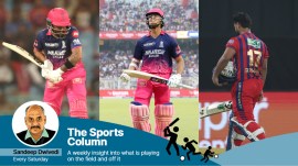 L-R: Dhruv Jurel, Yashasvi Jaiswal and Rishabh Pant fell to deliveries that Test batters would normally negotiate with ease. (CREIMAS FOR IPL)