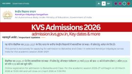 KVS Admissions 2026 Important Dates Lottery Results