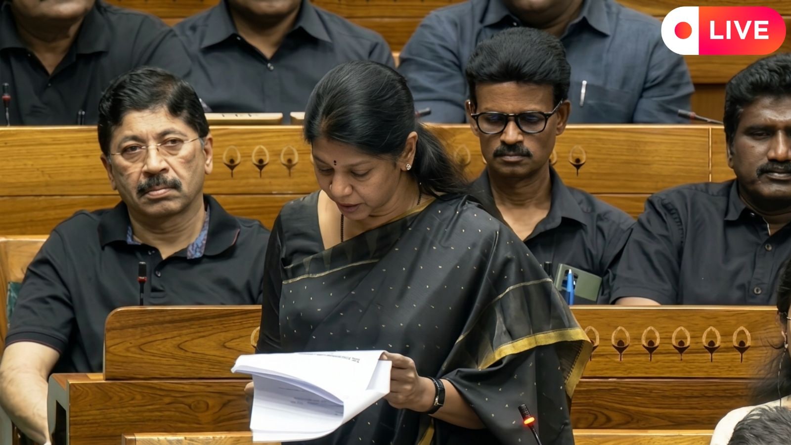 Parliament Special Session Live Updates: Tying women’s reservation to delimitation is a trap, says Kanimozhi