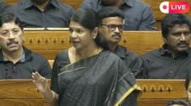 Kanimozhi Karunanidhi in Lok Sabha