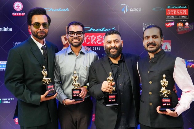 Karan Tejpal won the award in the Best Director – OTT film category for Stolen. (Express photo by Arul Horizon)