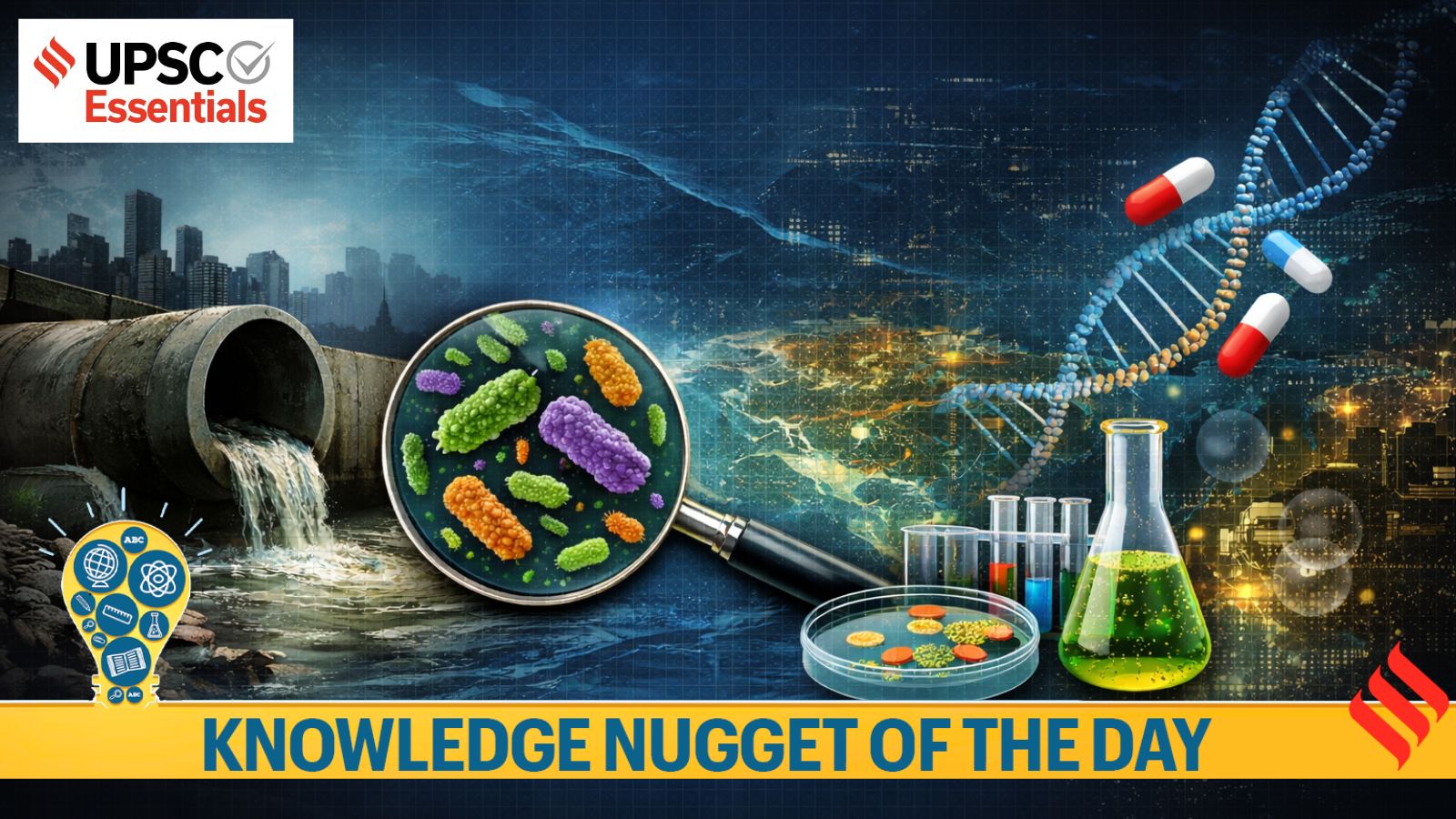 Knowledge Nugget: Superbugs in Sewers — What India’s first urban wastewater Antimicrobial Resistance study reveals Knowledge Nugget: Superbugs in Sewers — What India’s first urban wastewater Antimicrobial Resistance study reveals