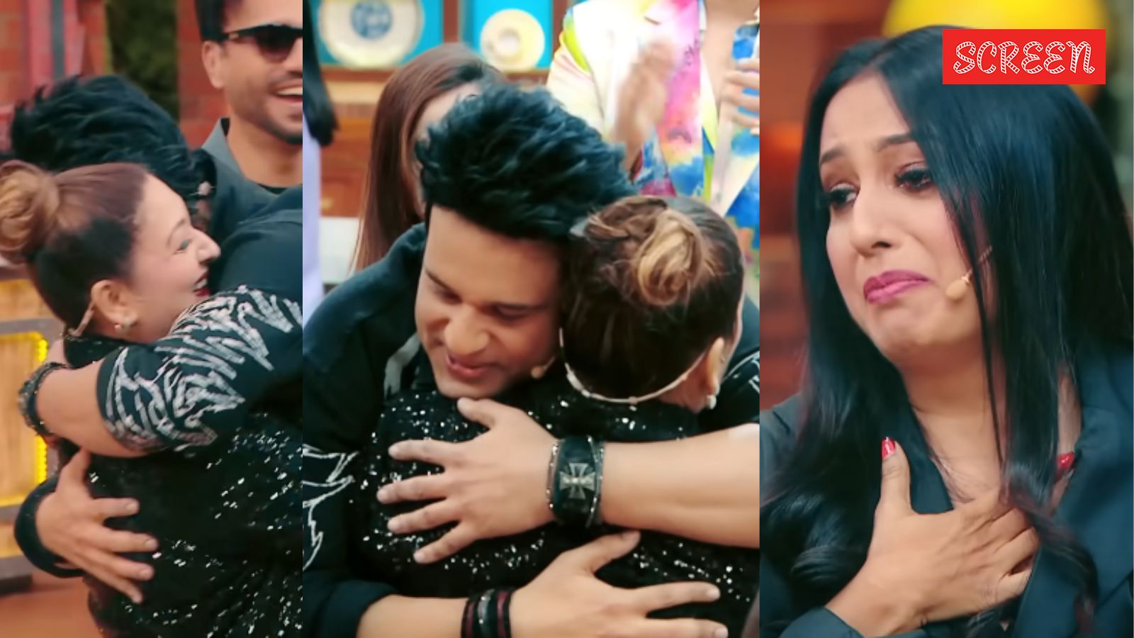 After years of feud, Krushna Abhishek falls at Sunita Ahuja’s feet, Kashmera apologises. Watch