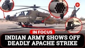 Indian Army's Apache Helicopters Unleash Precision Firepower at Pokhran