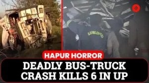 Hapur Road Accident: Wedding Trip Turns DEADLY As Horrific Bus Crash In UP's Hapur Kills 6