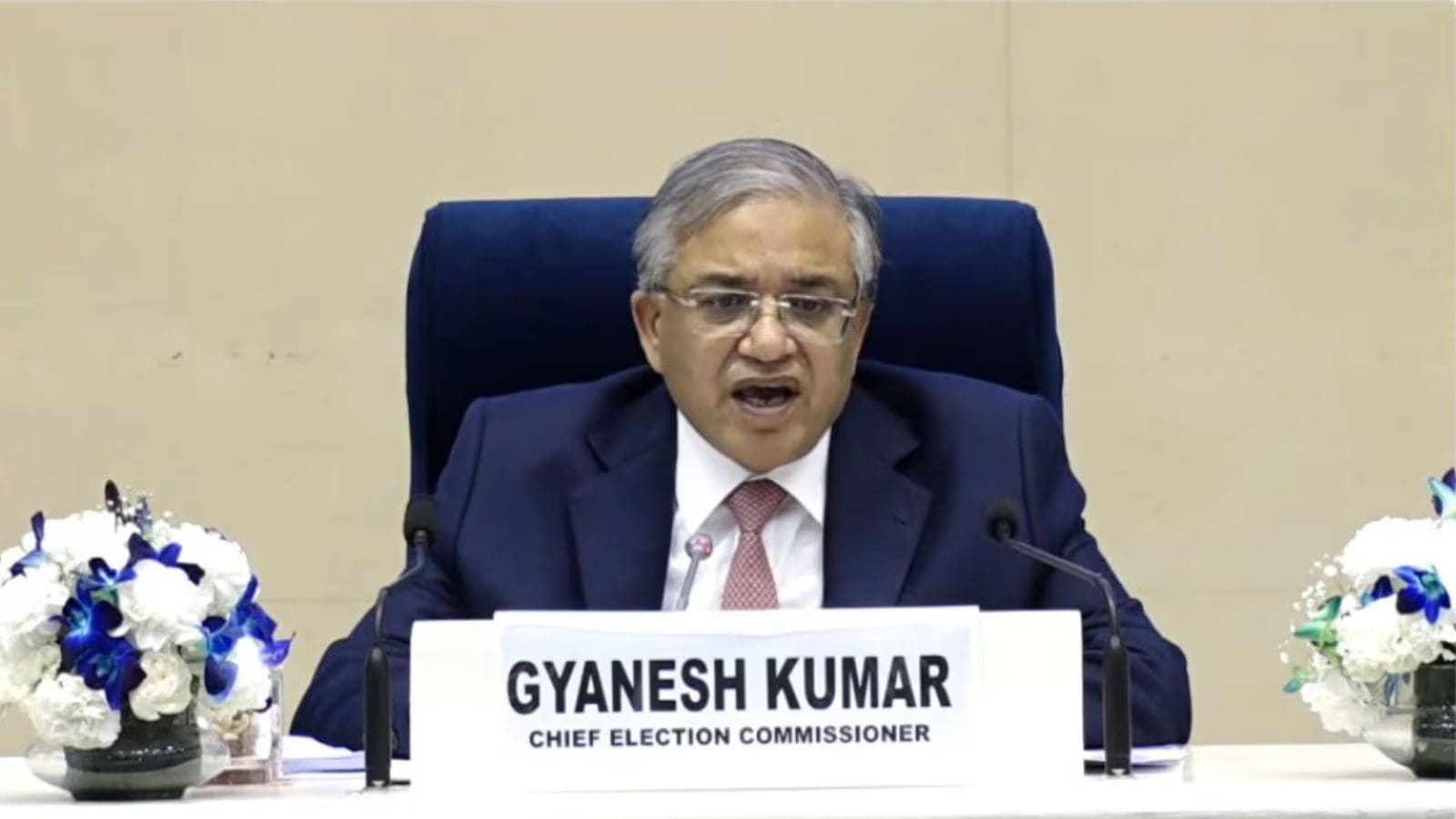 Oppositon questions rejection of notice seeking removal of Chief Election Commissioner