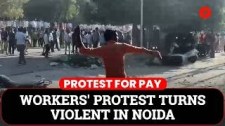 Noida Factory Workers’ Protest Over Pay Hike Turns Violent