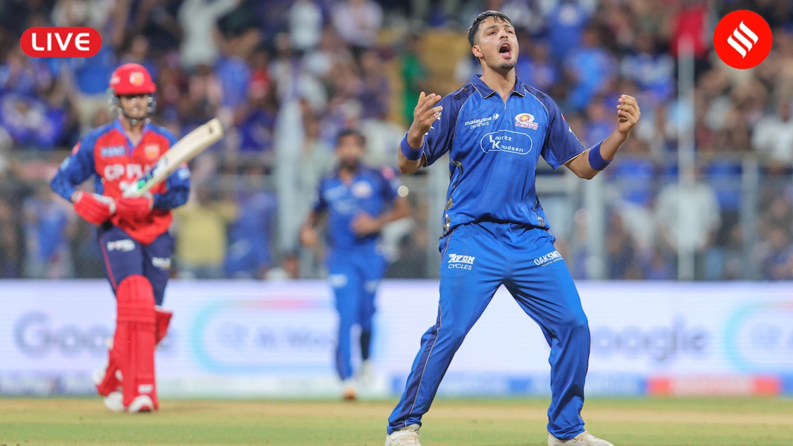 MI vs PBKS LIVE Cricket Score, IPL 2026: Punjab Kings 82/2 (8 overs); Ghazanfar snaps up Cooper Connolly for 17