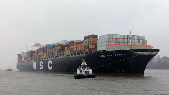 msc francesca, hormuz, iran