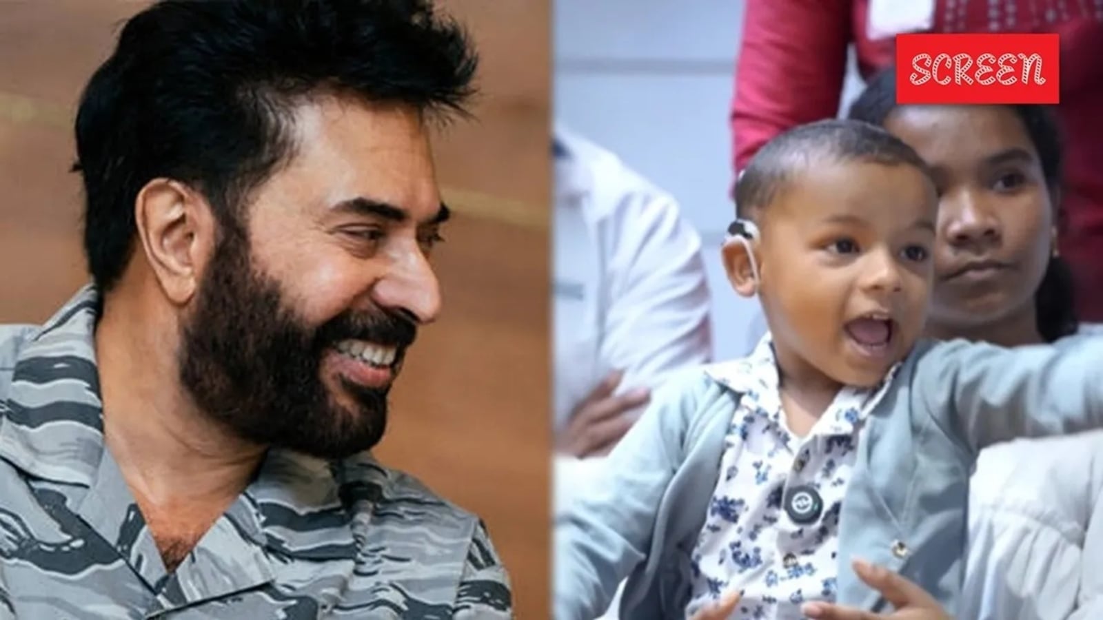 ‘Dear Angelo…’: Mammootty greets a 4-year-old experiencing hearing for the first time