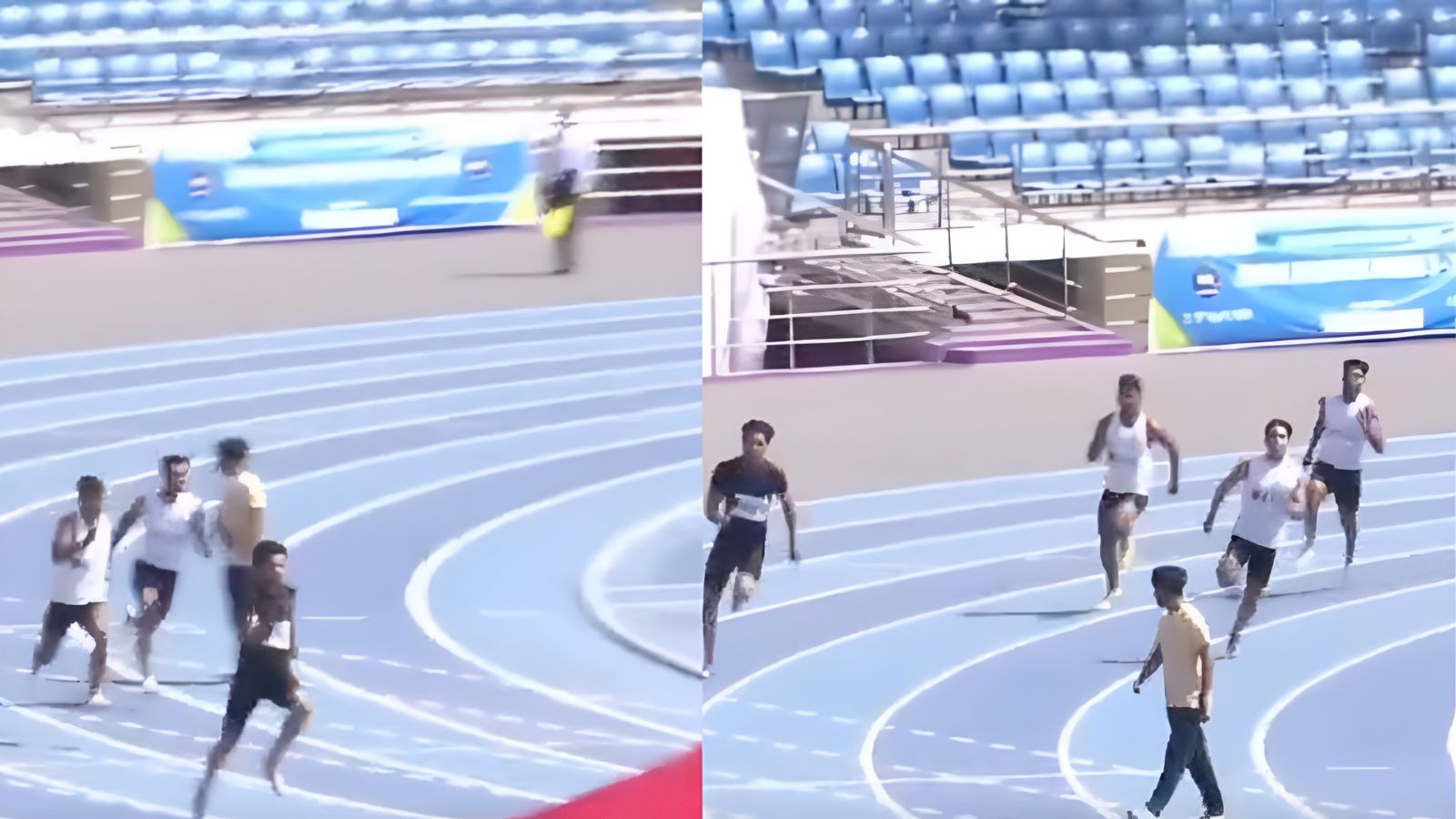 ‘No one is serious in India’: Athletics Federation slammed after man walks onto running track in Delhi during 200m final