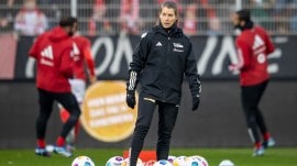 Union Berlin have appointed Marie-Louise Eta as the interim coach for the rest of the Bundesliga season. (Photo: dpa via AP)