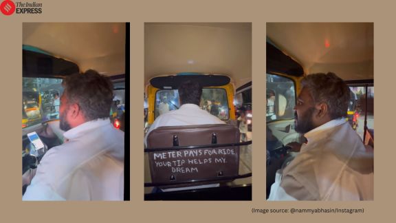 Mumbai auto driver singing Taylor Swift