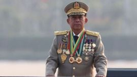 Myanmar president Min Aung Hlaing
