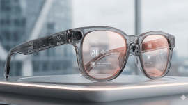 A concept visual of Nothing’s rumoured smartglasses hints at a transparent design and AI-driven features.