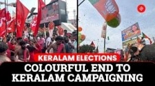 Keralam ELection: Parties Wrap Up Campaigns With Pomp And Show