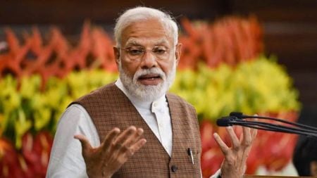 PM Modi stated that the children of Bengal should have opportunities to play and excel in sports and hence the BJP in Bengal has announced plans to establish a Sports University in North Bengal (File pic)
