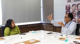 Professor Shireesh Kedare idea exchange