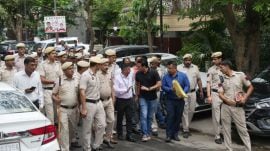 Assam Police searches Khera’s Delhi home, Riniki Bhuyan Sharma, Pawan Khera, Assam Police, Himanta Biswa Sarma, Indian express news, current affairs
