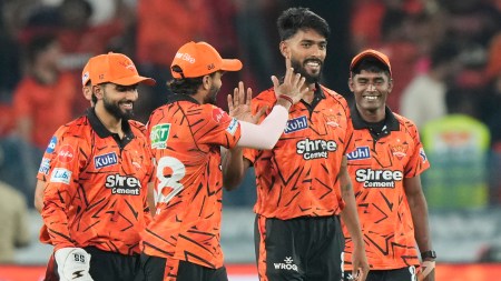 IPL 2026 Points Table: Orange Cap and Purple Cap holders after CSK vs KKR: Rajasthan Royals' Praful Hinge, centre, celebrates the wicket of Rajasthan Royals' Vaibhav Sooryavanshi during the Indian Premier League cricket match. (AP Photo)
