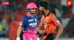 SRH vs RR Live Score, IPL 2026: Sunrisers Hyderabad's Praful Hinge and Sakib Hussain have reduced Rajasthan Royals to 9/5 at Rajiv Gandhi International Stadium in Hyderabad.