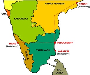 Puducherry map