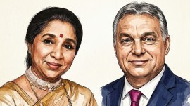 Asha Bhosle, & Viktor Orbán