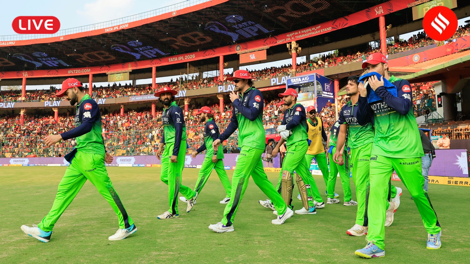  Royal Challengers Bengaluru take on Gujarat Titans. (CREIMAS FOR IPL)