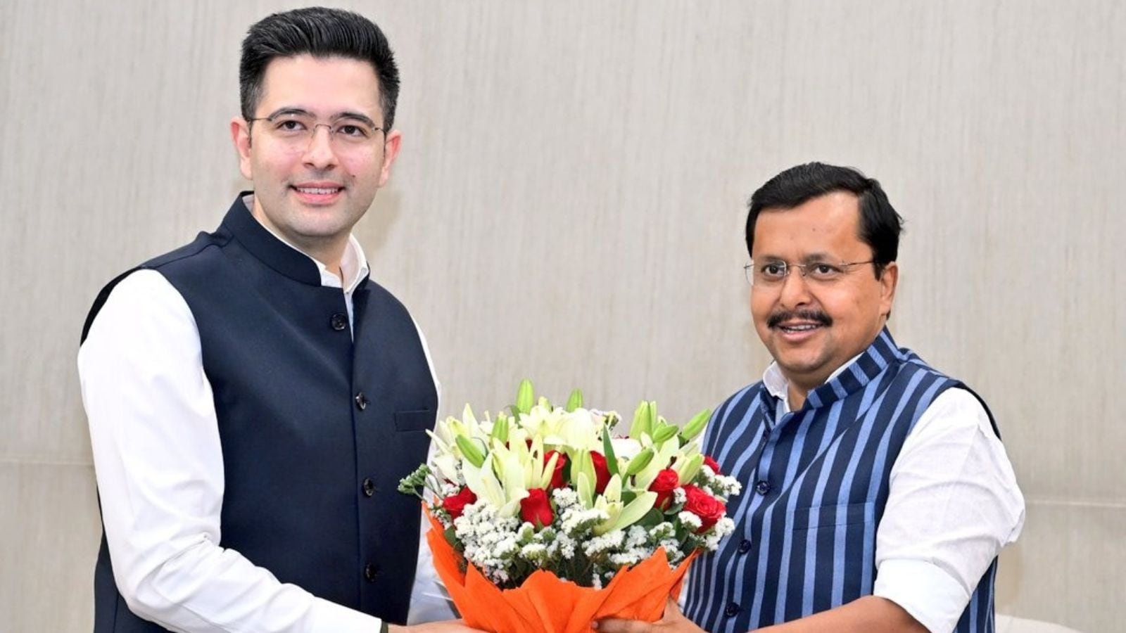 AAP moves to disqualify Raghav Chadha, rebel MPs after BJP switch